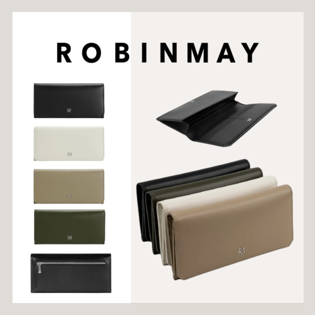 追跡有★ROBINMAY カードのたっぷり入る 本革 長財布 J087