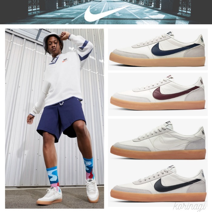 NIKE KILLSHOT 2 LT SIL/WHT 国内発送 NIKE KILLSHOT 2 LEATHER 【J.CREW】 ナイキ キルショット