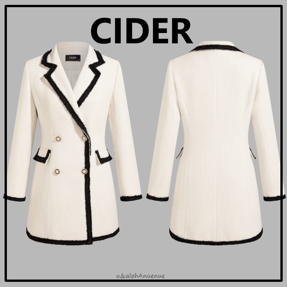 Cider◆ツイード◆カラー◆ポケット◆ブレザー[送料込]