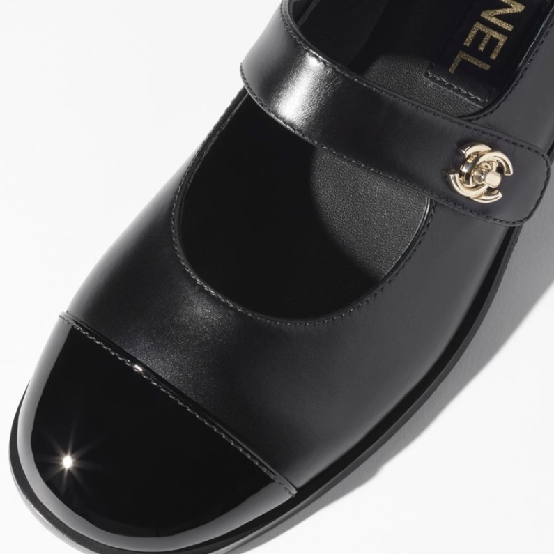 《24SS★》CHANEL メリージェーン ターンロック