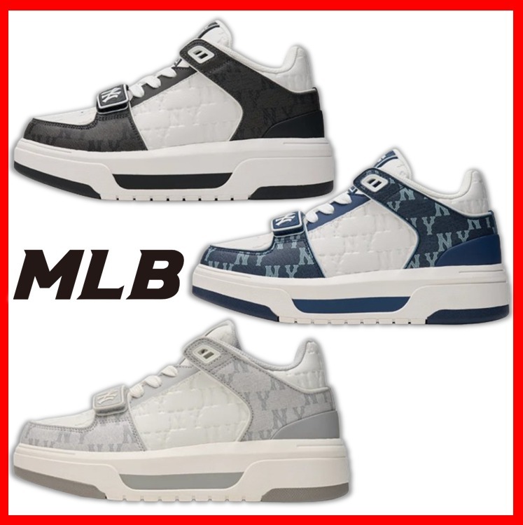 ★人気★【MLB】★Chunky Liner Mid-Classical Monogra.m★