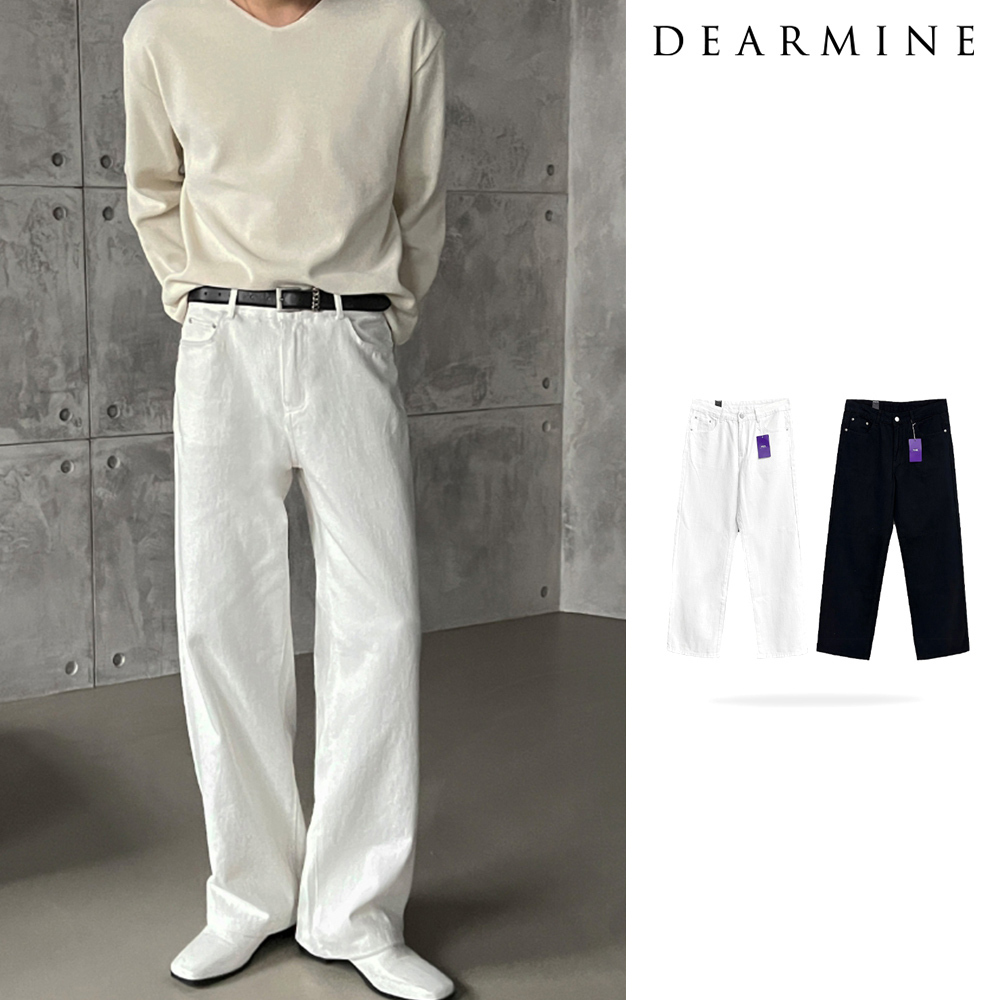 【DEARMINE】Scott Wide Cotton Pants