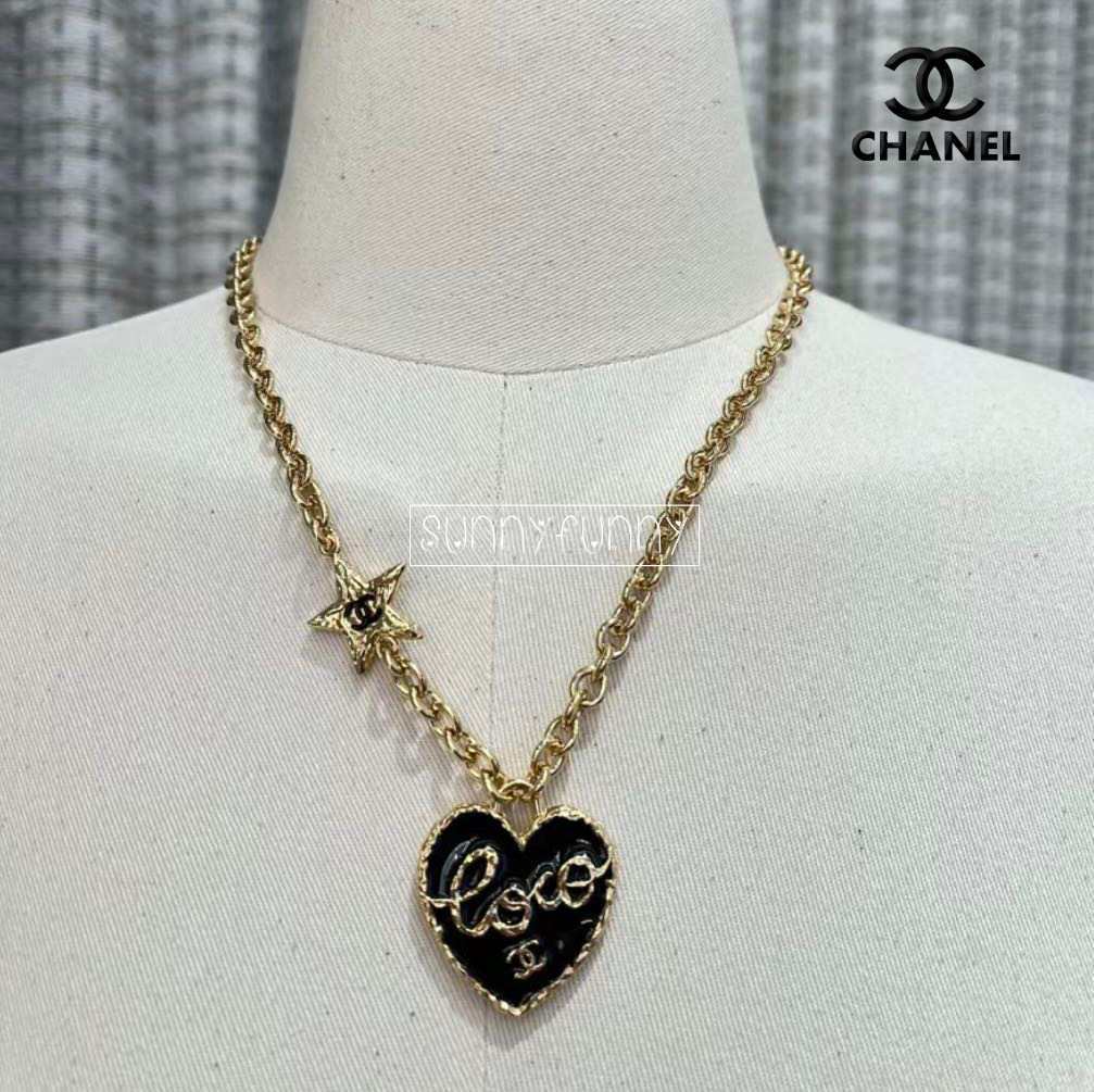 《24P★》CHANEL ネックレス ハート 星 スター