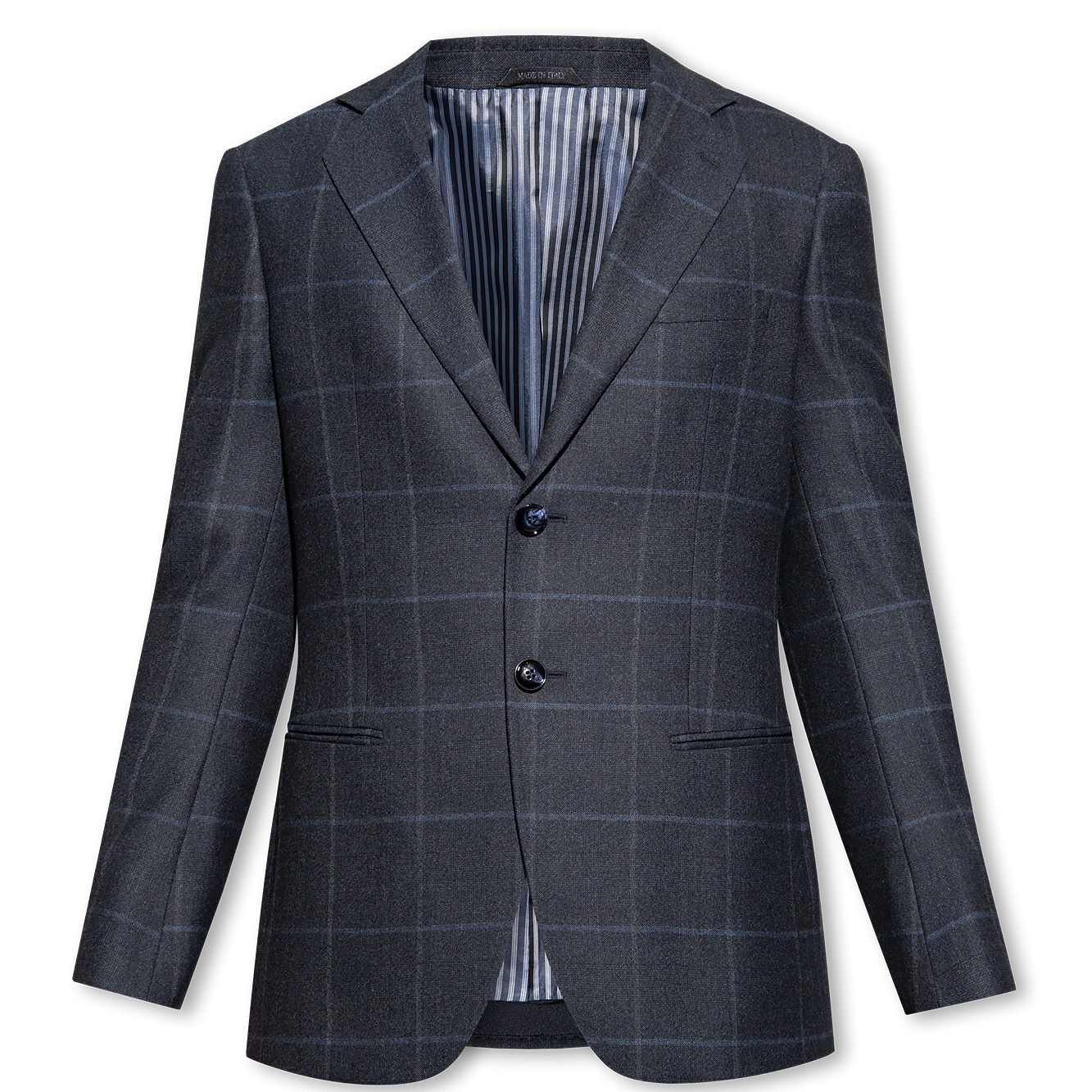 GIORGIO ARMANI チェック シングル テーラードジャケット