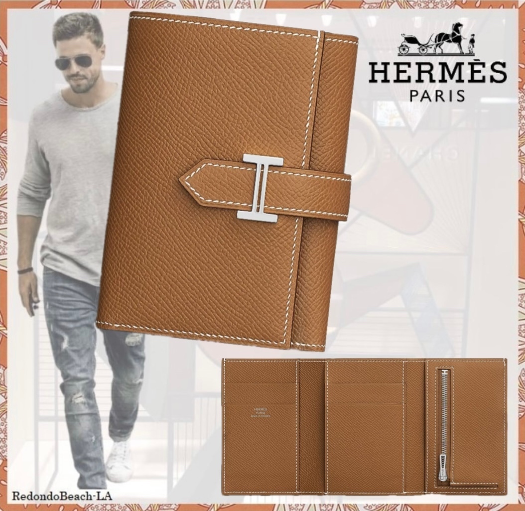 【上質と共に生きる】HERMES★Bearn Combine★折り畳み財布