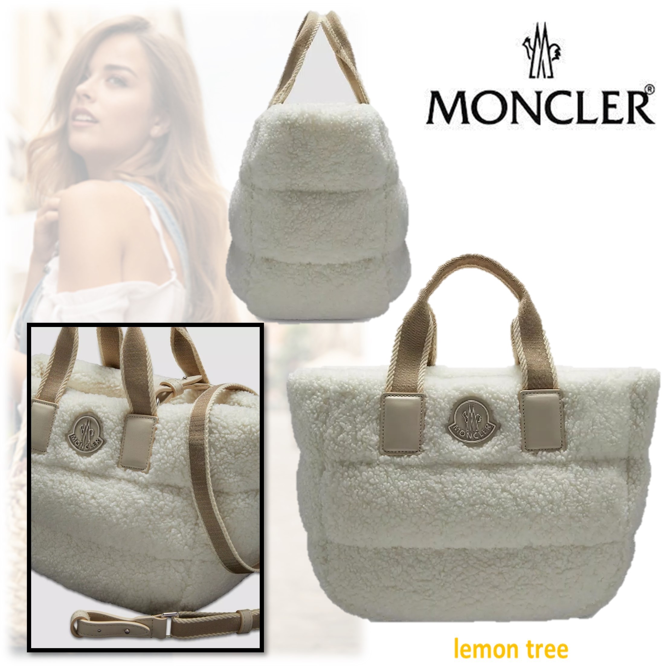 【MONCLER】CARADOC ミニトートバッグ 可愛らしいフォルム