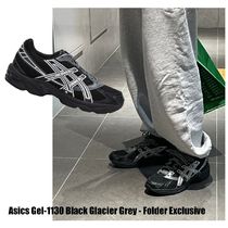 【Asics】★ Gel-1130 Black Glacier GreyーFolder Exclusive ★ Asics Gel 1130 Black Glacier Grey - POIZON