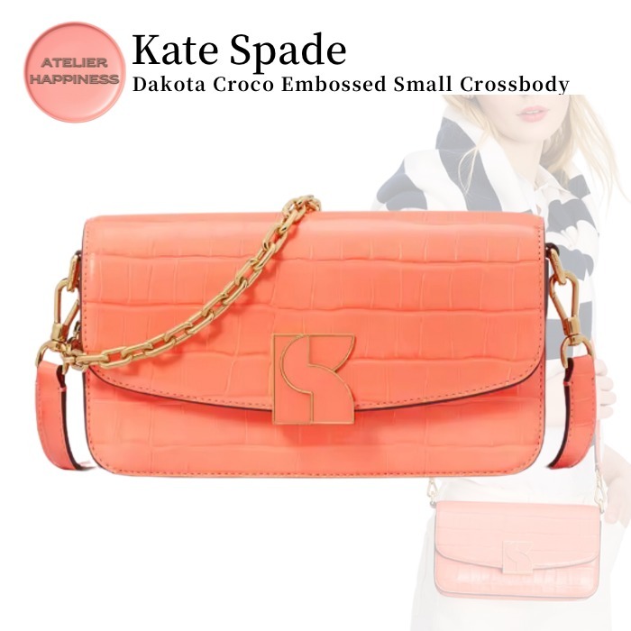 【kate spade new york】ダコタ クロコエンボス S クロスボディ