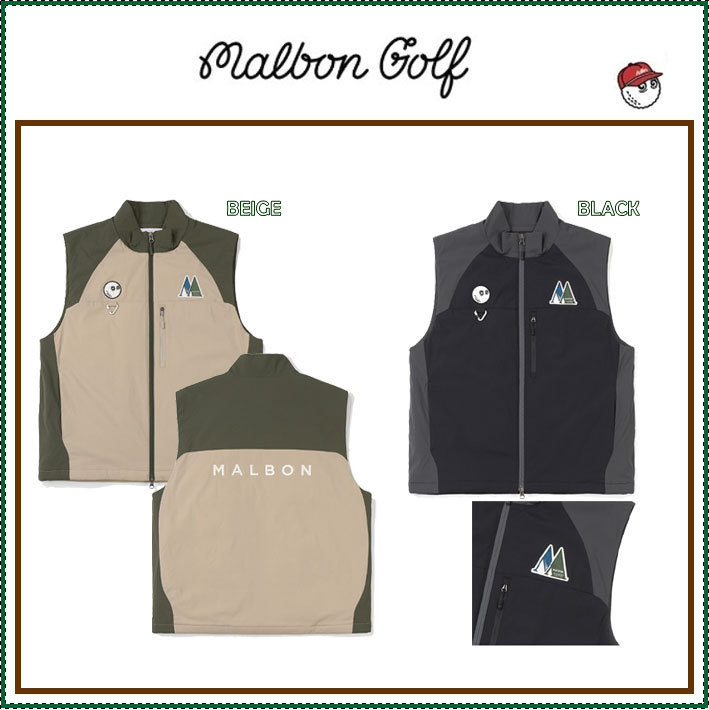 【MALBON】Malbon Tech Core Vest ■MAN /追跡付