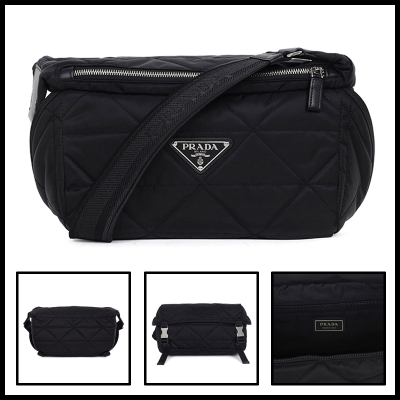 ★送料関税込★PRADA キルティング ナイロン ショルダーバッグ