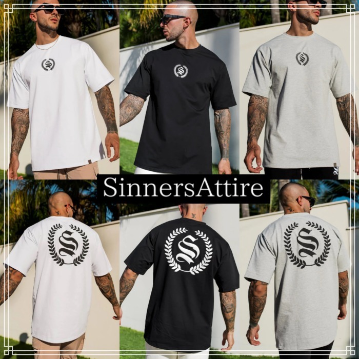 【SINNERS ATTIRE】CREST ロゴ Tシャツ 3色