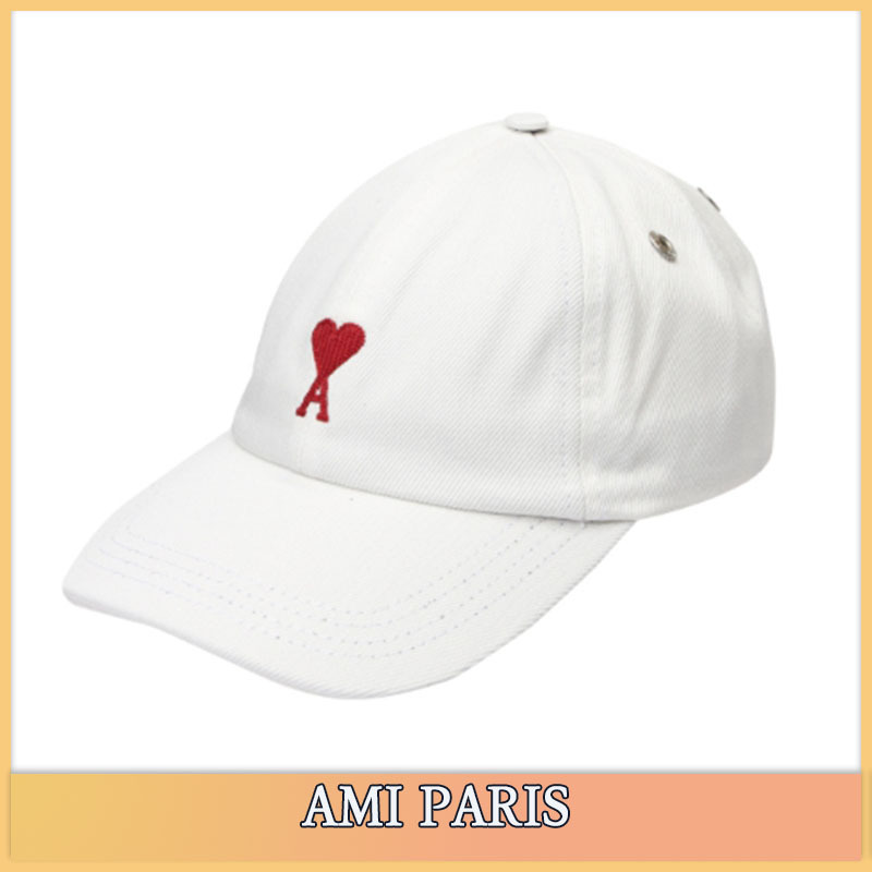 【AMI PARIS】★送料・関税込★ハートロゴボールキャップ