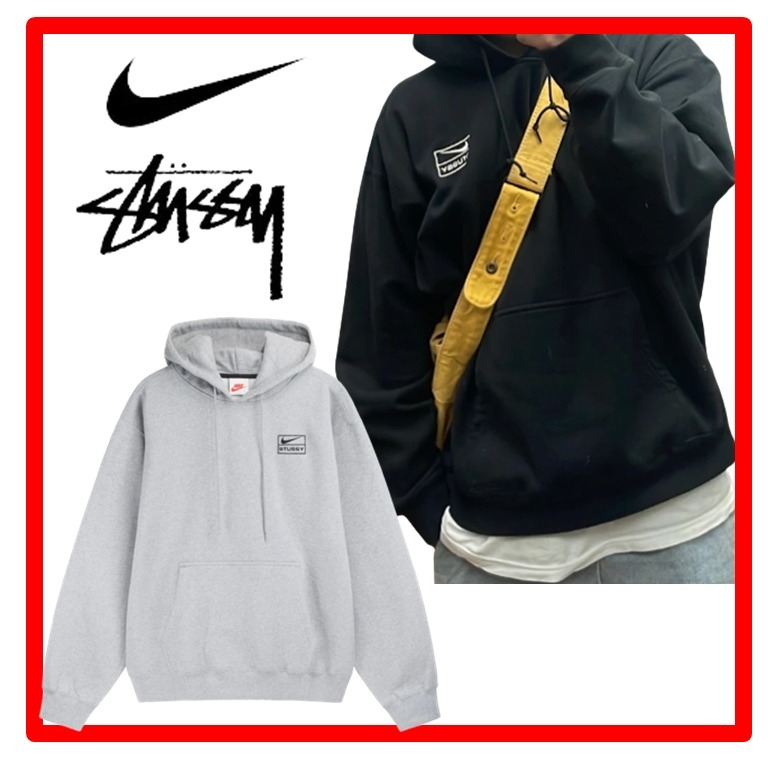 ★人気★【NIKE X STUSSY】★パーカー フーディ ユニセックス★
