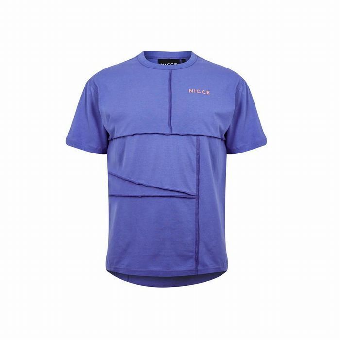 NICCE★メンズ 半袖 ロゴ クルーネック オーガニック 綿 Tシャツ