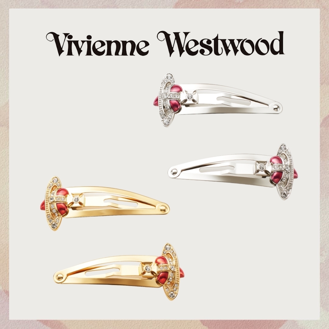 【Vivienne Westwood】NEW DIAMANTE HEART スナップクリップ