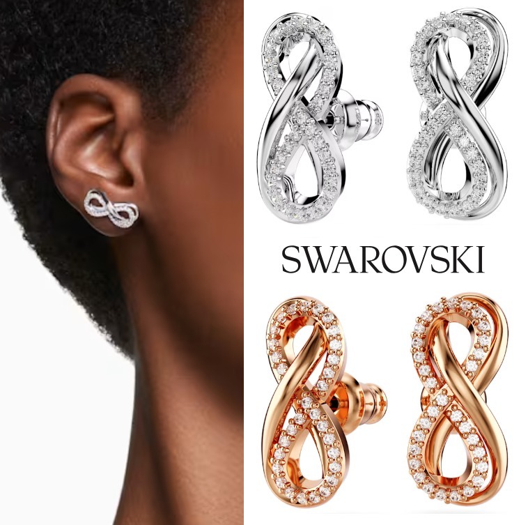 【SWAROVSKI】Hyperbola スタッドピアス
