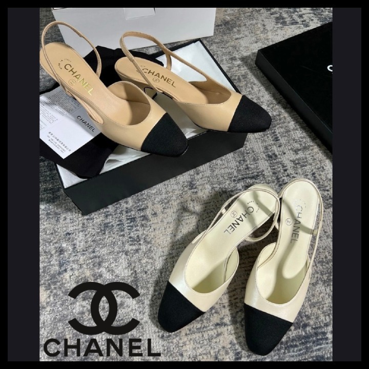 ☆くすみカラー☆CHANEL パンプス