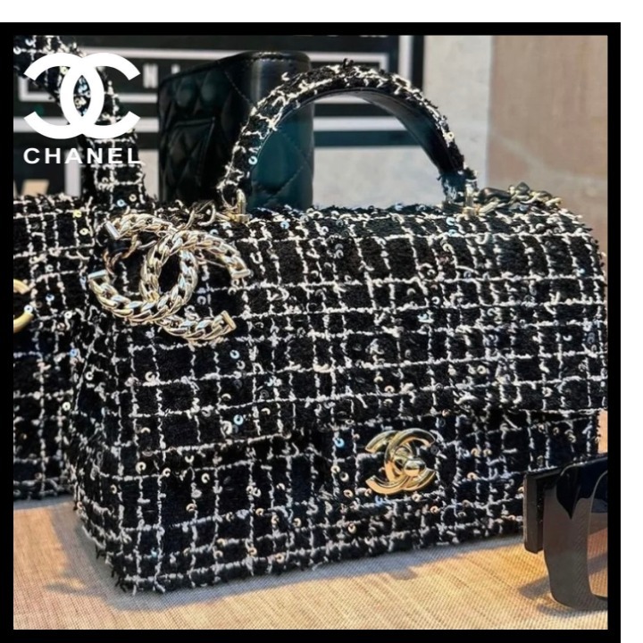 ☆上品なツイード☆CHANEL ハンドバッグ