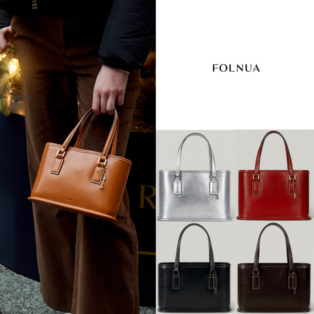 《韓国 FOLNUA》Mini Borough Bag トートミニバッグ 5色人気
