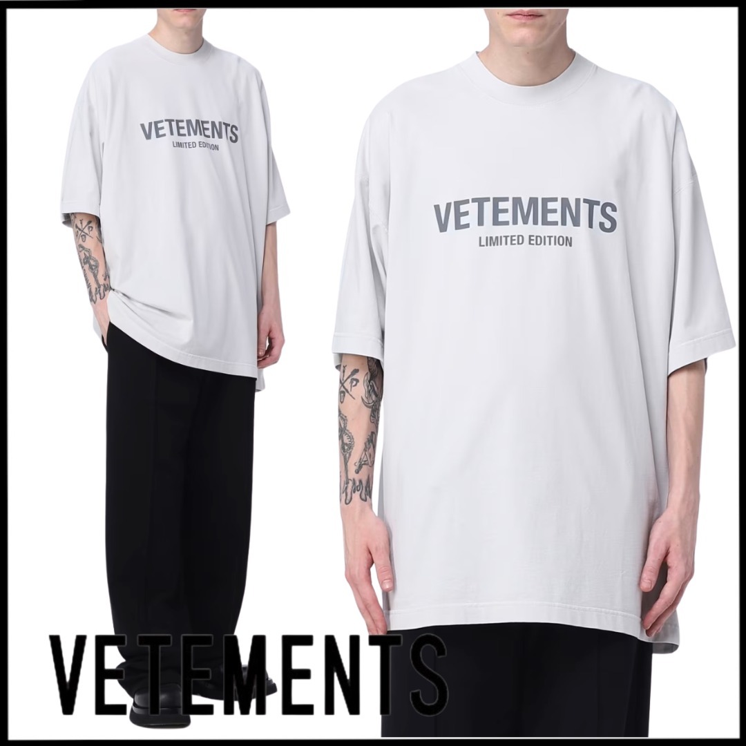 VETEMENTS ヴェトモン  オーバーサイズ ロゴ Tシャツ