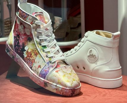 Christian Louboutin Sneakers Flower Patterns Logo FX Advantage / Exclusive Sneakers