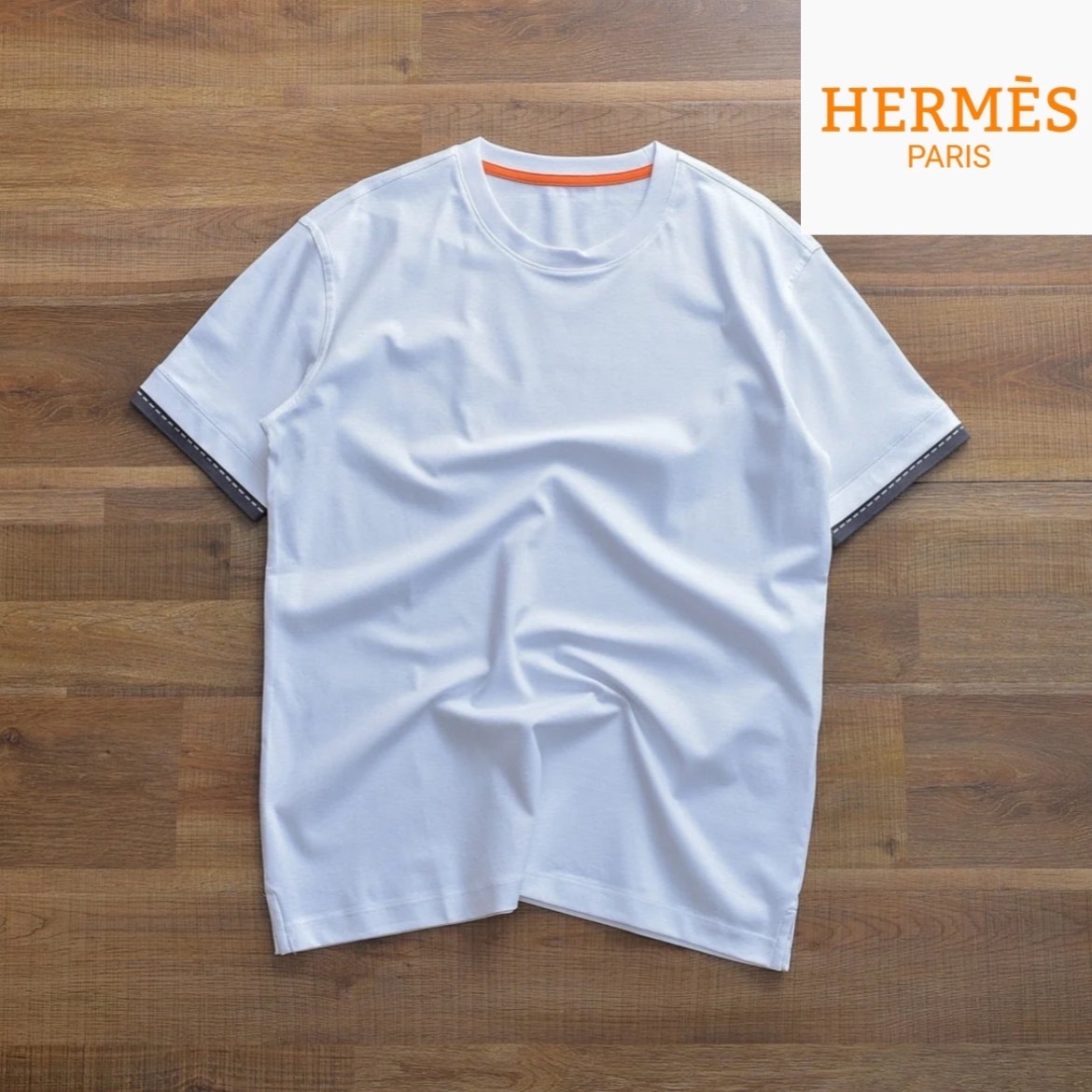 【HERMES 】エルメス サドルステッチディテール Tシャツ