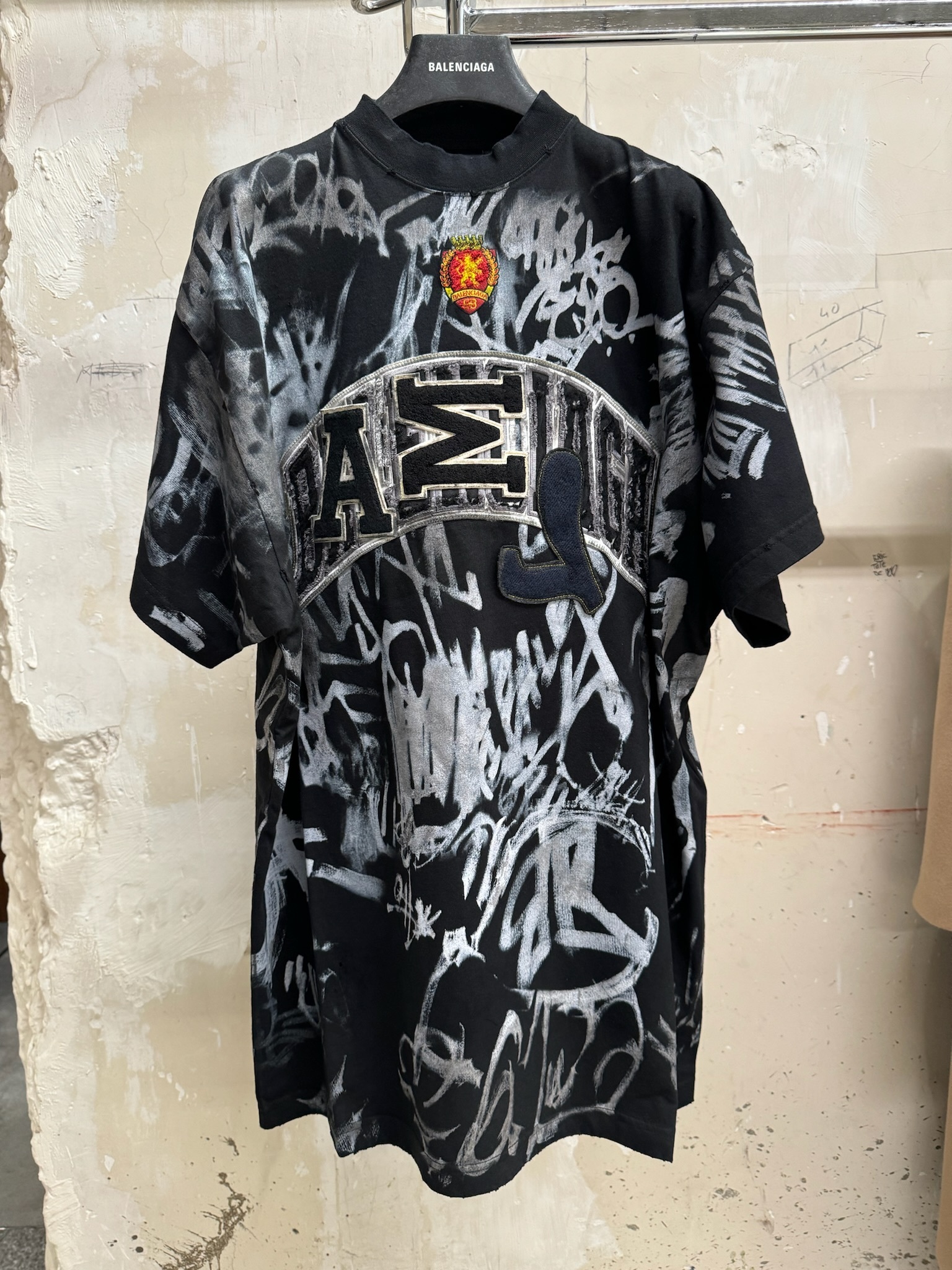 【BALENCIAGA】SKATER Tシャツ オーバー ヴィンテージジャージー