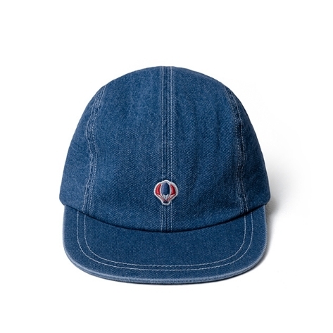 【ANGLAN】24SS★ [AG] Wappen Four Panel Denim Camp Cap ANGLAN】24SS☆ [AG] Wappen Four Panel Denim Camp Cap (ANGLAN
