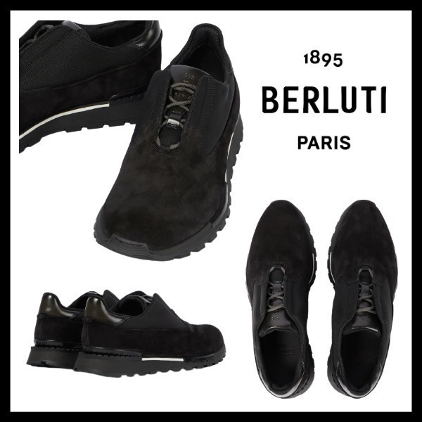 送料関税込み★BERLUTI★ファストトラックスエードスニーカー