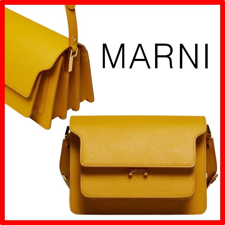 ☆韓国の人気☆【MARNI】☆TRUNK MEDIUM ショルダーバッグ☆