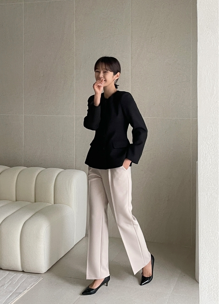 【I AM MARI】Roani Round Short Jacket