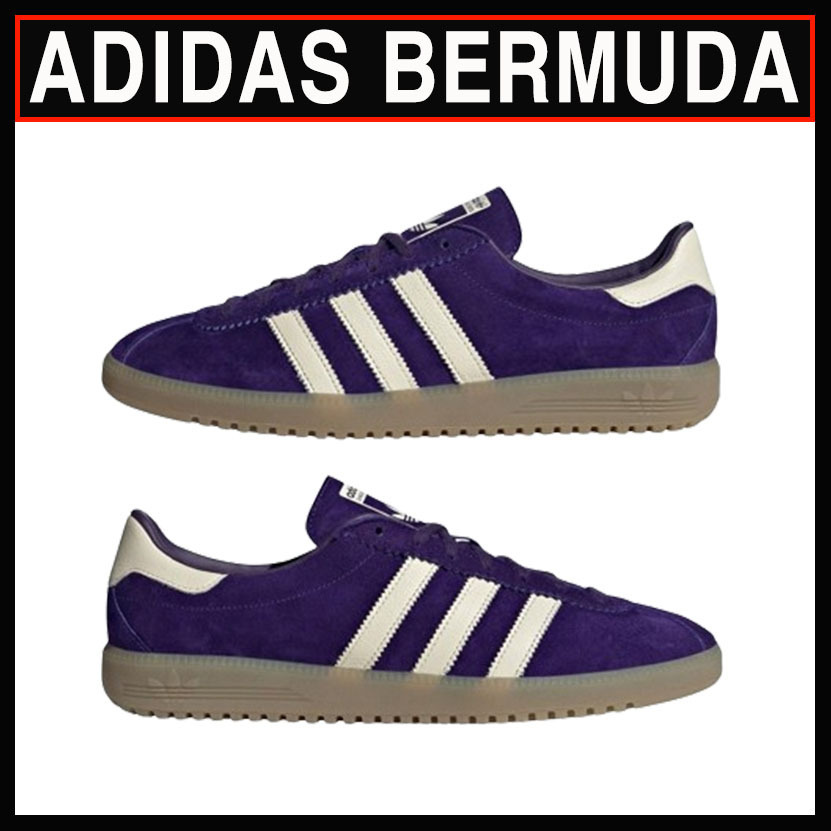 人気 ☆ADIDAS☆ BERMUDA COLLEGE PURPLE CREAM WHITE