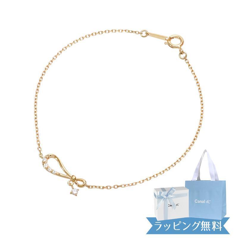 【新品】4°c ブレスレット リボンモチーフ canal1313