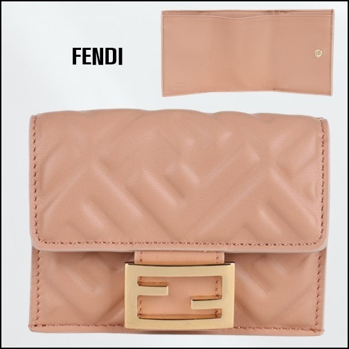 ☆FENDI☆マイクロウォレット バゲット ロゴ 財布