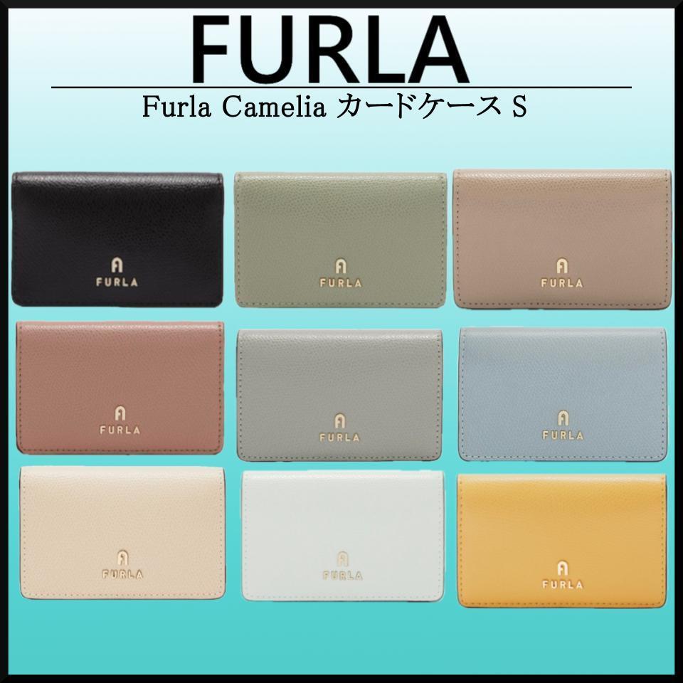 ギフトに最適☆FURLA Furla Camelia ビジネスカードケース 人気