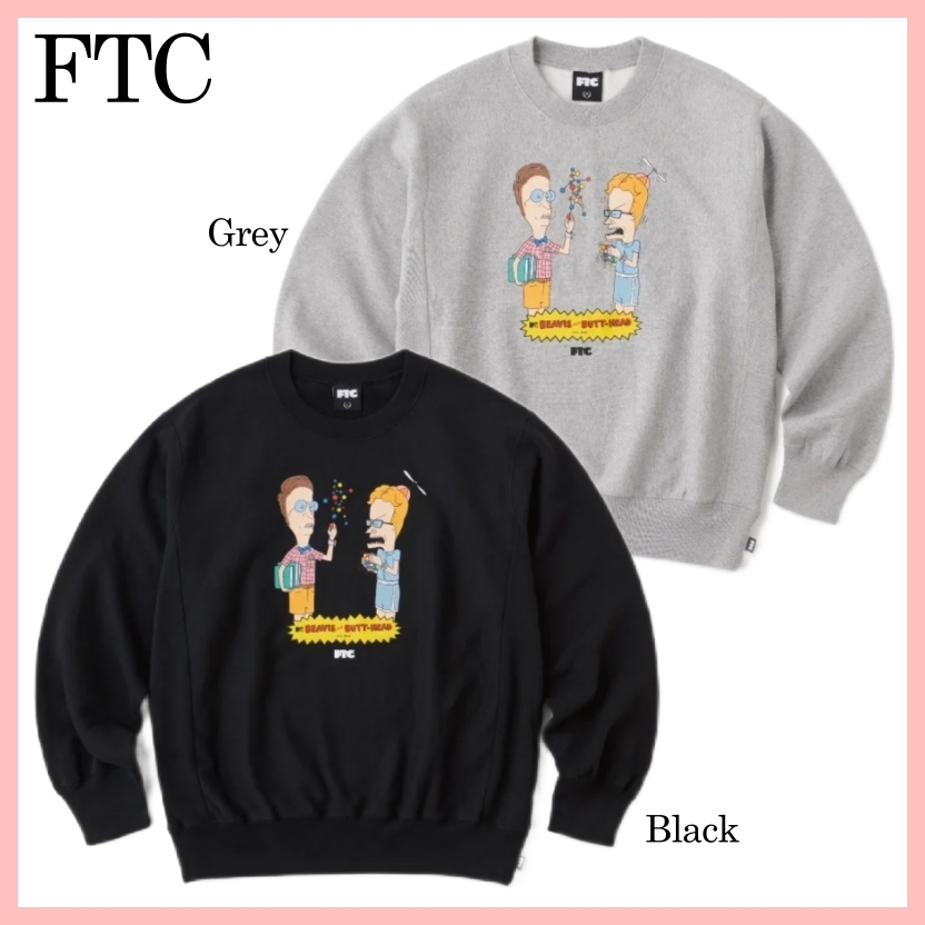 FTC X BEAVIS AND BUTT-HEAD SCIENCE STUDIES スウェット 送料込
