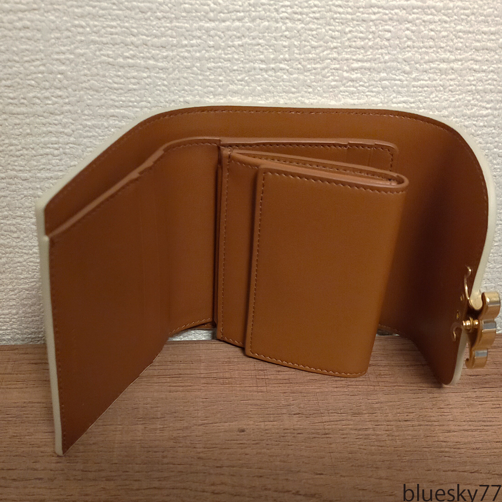 ★すぐ届く★CELINE レディース 財布・小物その他 すぐ届く！CELINE（セリーヌ）スモールウォレット トリオンフ