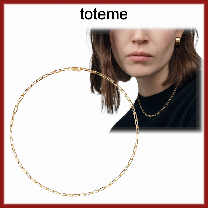24SS◆TOTEME◆クルーネック チェーンネックレス 18Kゴールド