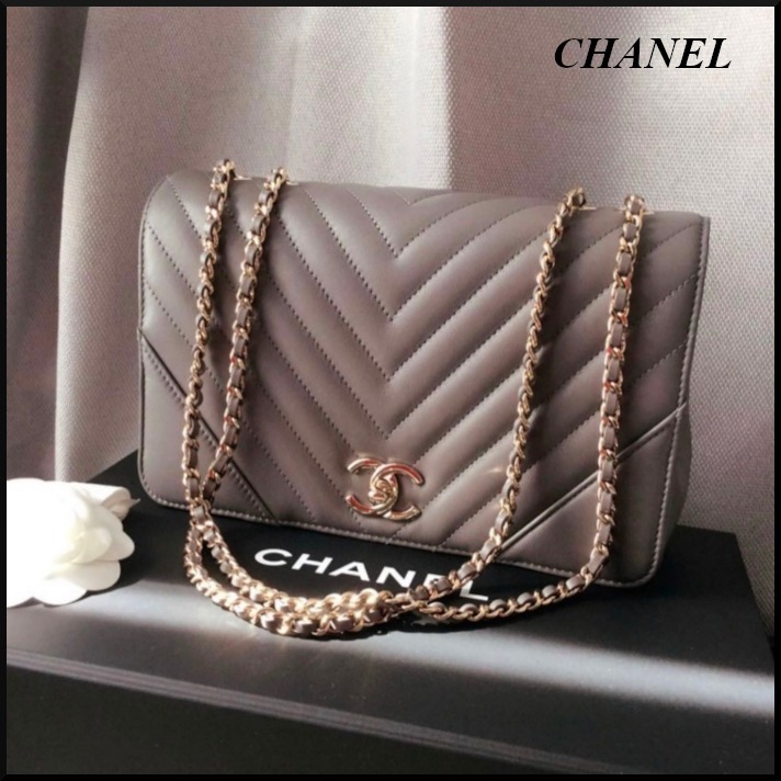 【大人っぽいお色♪】CHANEL チェーン ウォレット バッグ