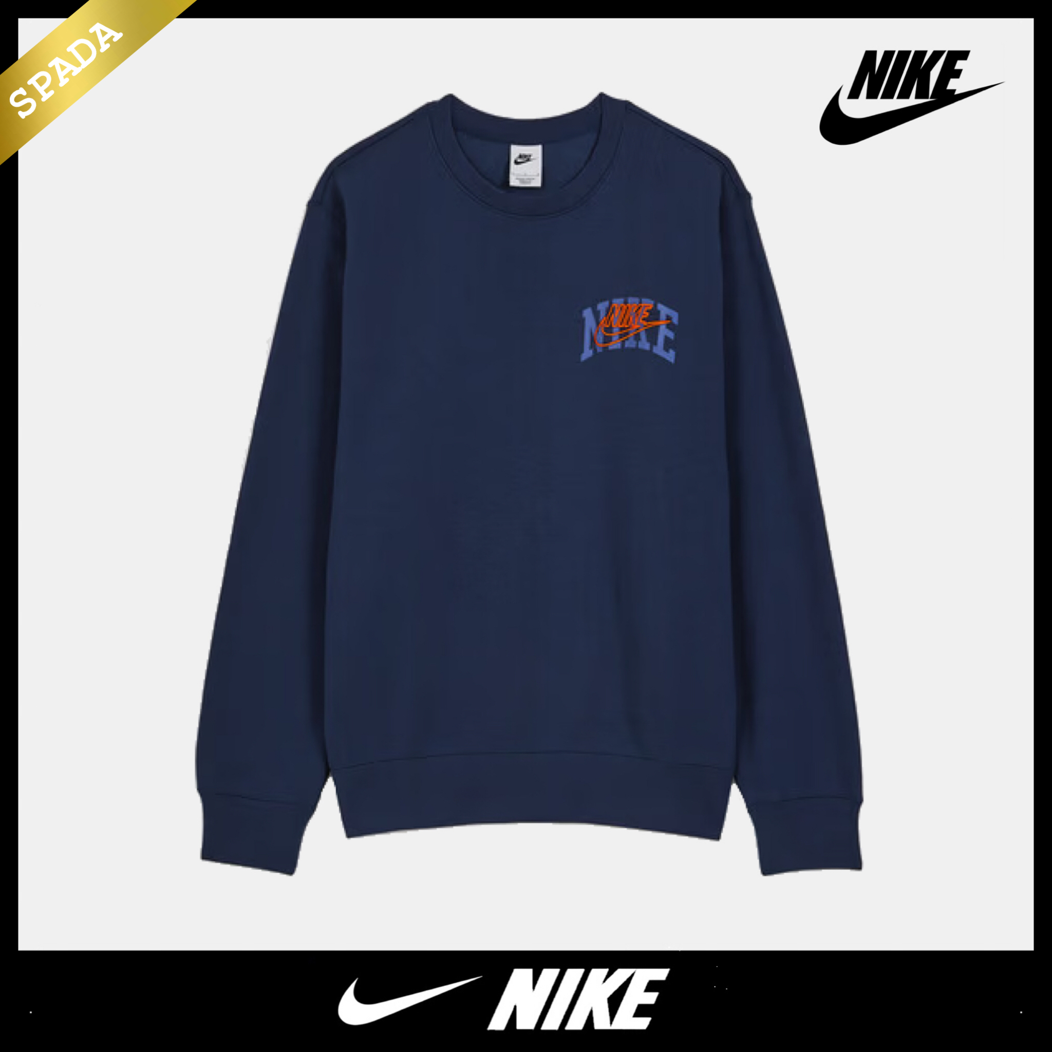 【NIKE】グラフィック ロゴ スウェット ネイビー / 送料無料