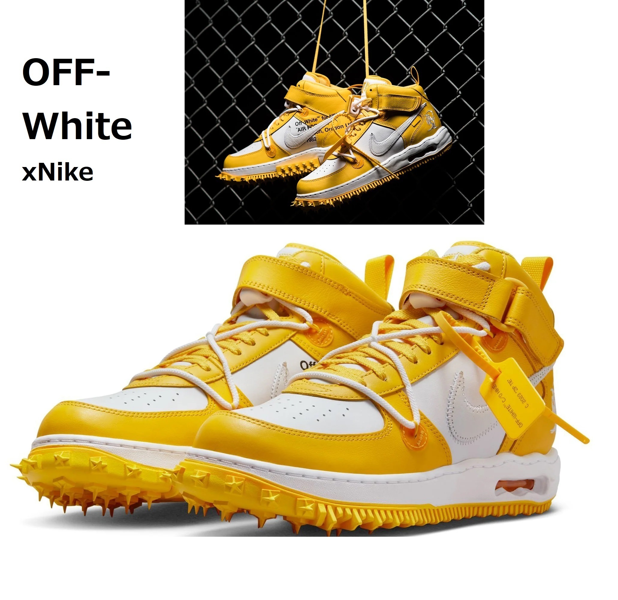 いいね!!!男女!☆Off-White x Nike Air Force 1 Mid 'SP LTHR'