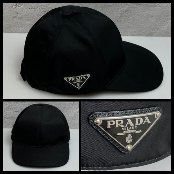 【PRADA】 プラダ Re-Nylon Baseball Cap