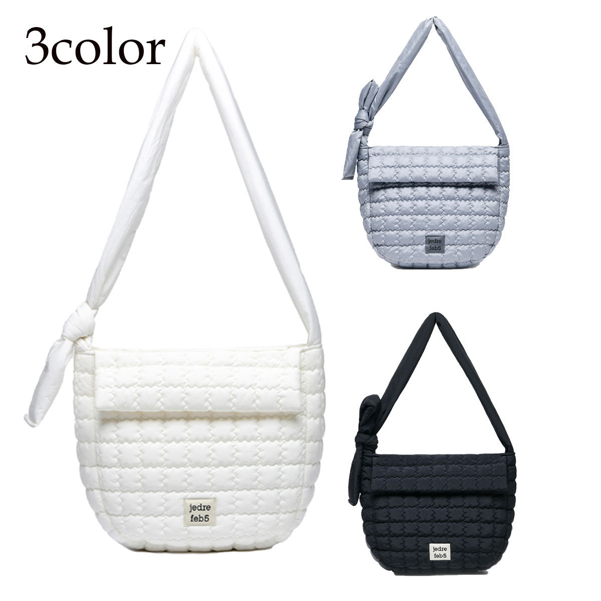 ショルダーバッグ・ポシェット JEDREFEB5 Puzzle padded crossbady bag 4BFT073