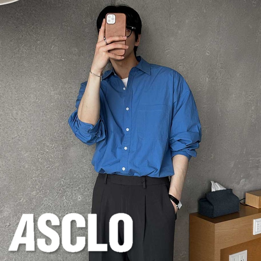 シャツ ASCLO Basic Washing Pencil Shirt (3color)