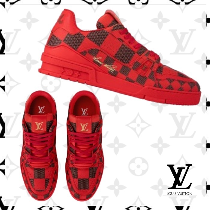 人気★Louis Vuitton★メンズ LV トレイナー・ライン スニーカー
