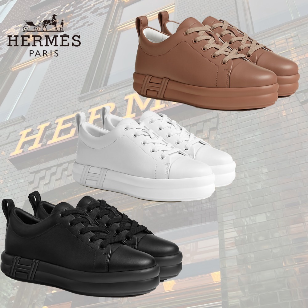 【シンプルイズベスト♪】HERMES スニーカー≪HAPPY≫