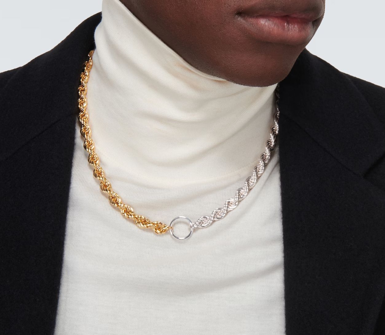 Jil Sander(ジルサンダー)シルバーダイソーチェーンネックレス