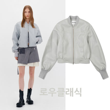 LOW CLASSIC ロウ クラシック リブ ファー ジャケット XS以下 LOW CLASSIC(ロウ クラシック) ジャケット(レディース