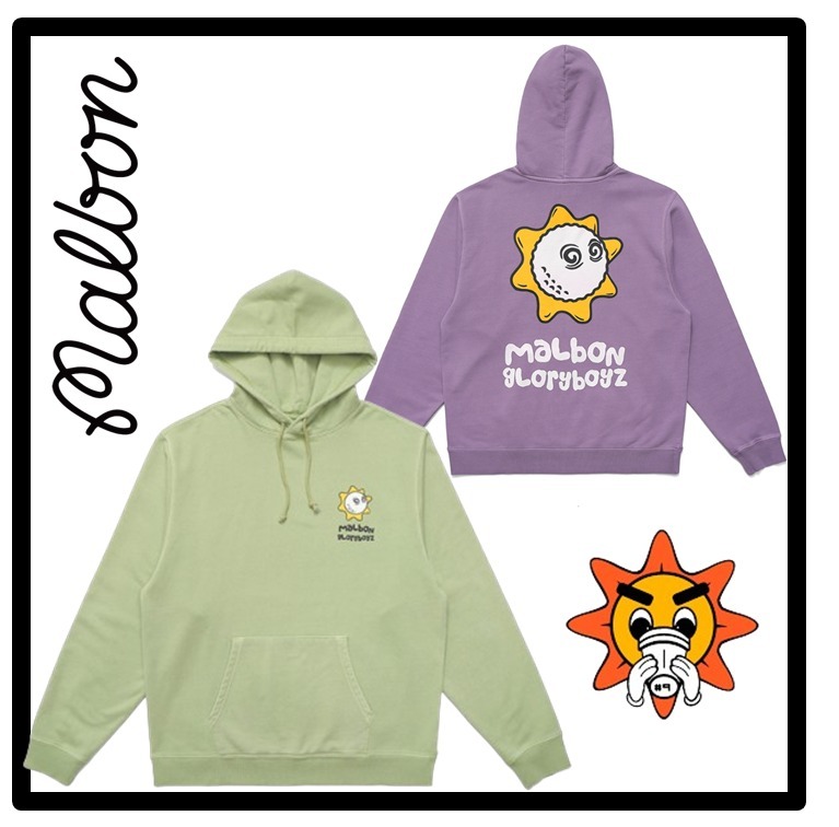 ★関税込★MALBON GOLF★GLO Hooded Sweatshirt★