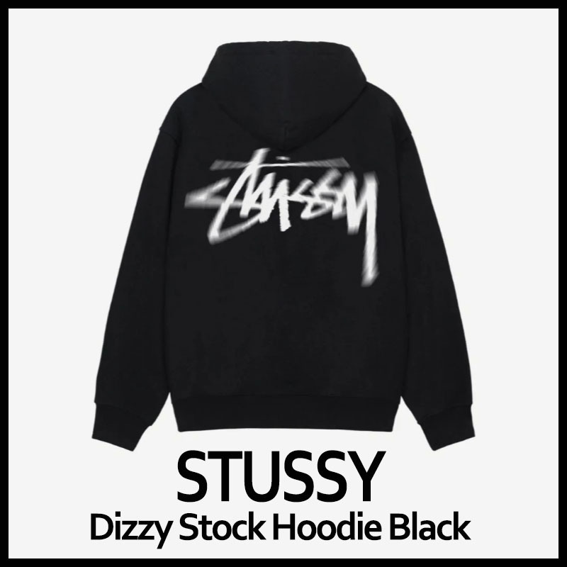 人気☆STUSSY☆DIZZY STOCK HOODIE BLACK